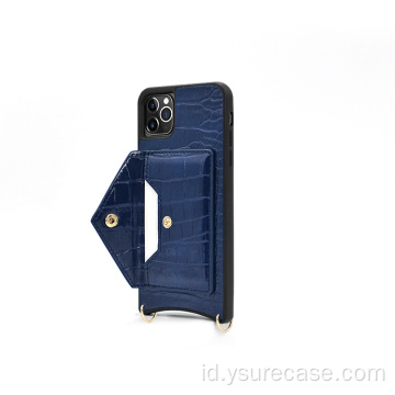 360 Perlindungan Kartu ID Telepon Ponsel Case